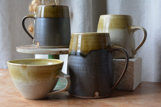 Lucy Turner Large Mug - White & Gold