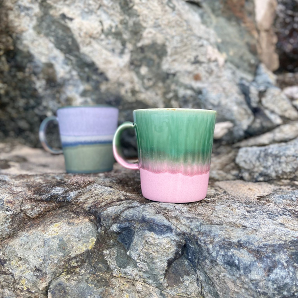 SGW Lab Mug Pink Green