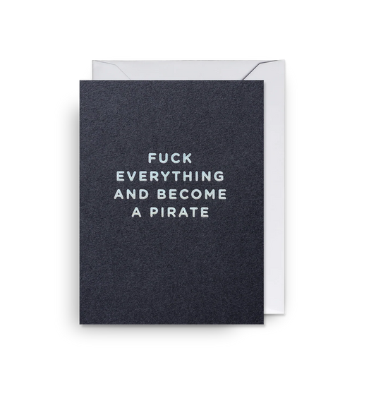 Lagom Mini Greeting Card - F*ck Everything