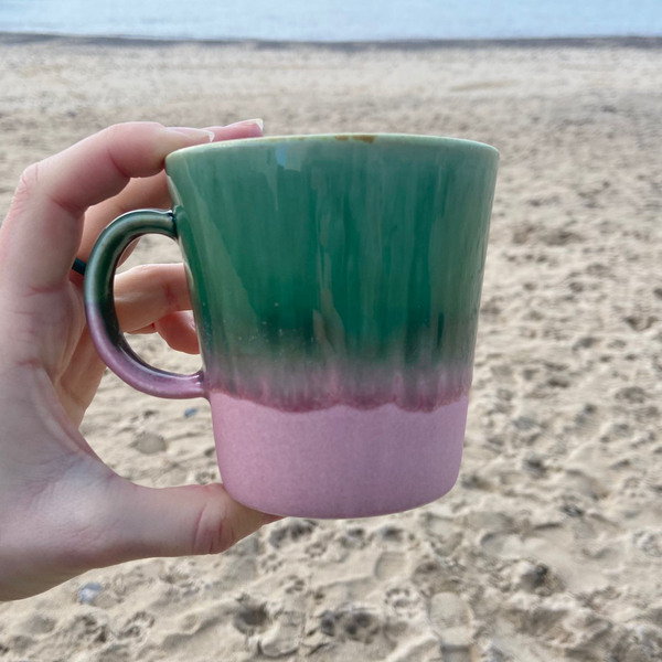 SGW Lab Mug Pink Green