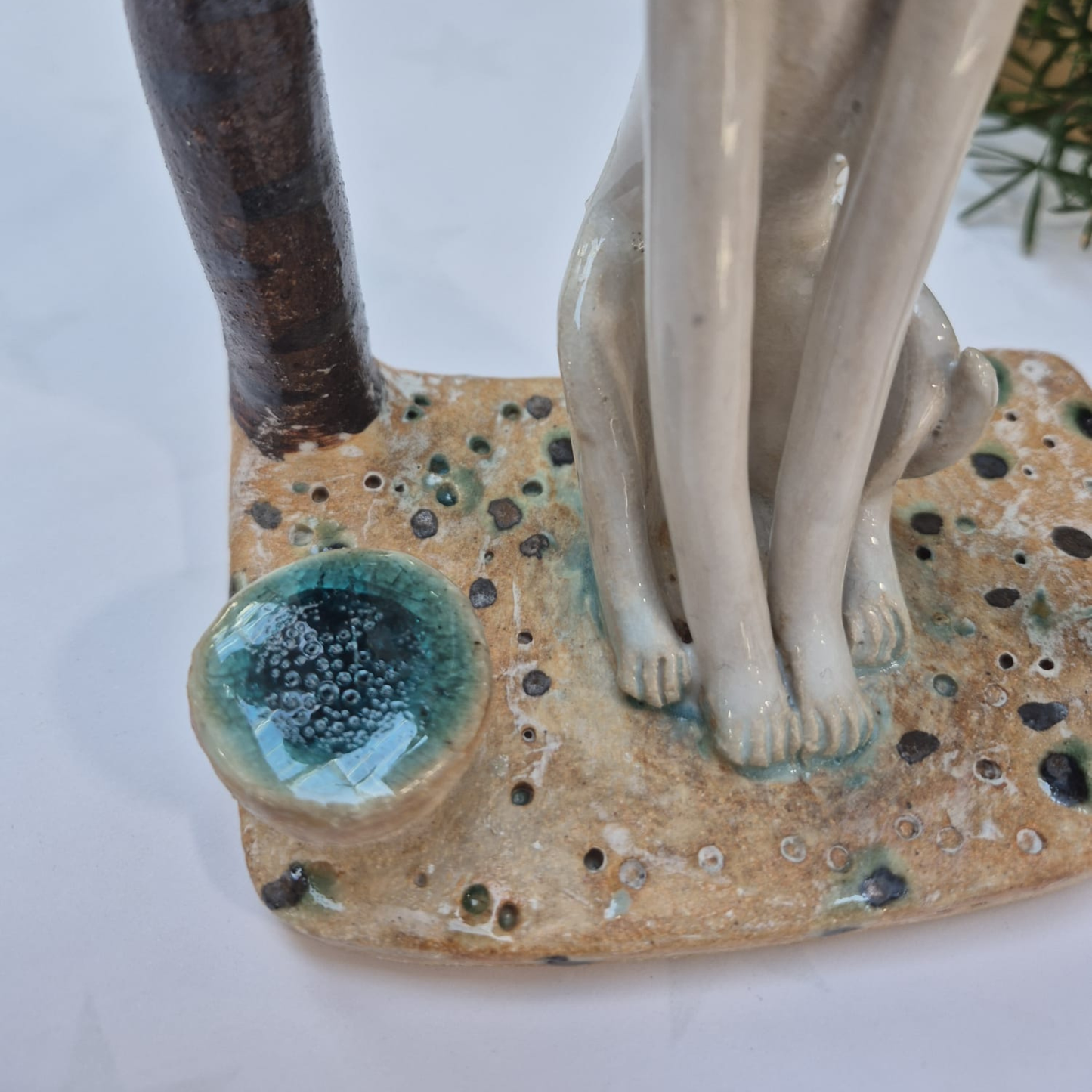 Shelagh Spear Cat, Trees and Water SS217