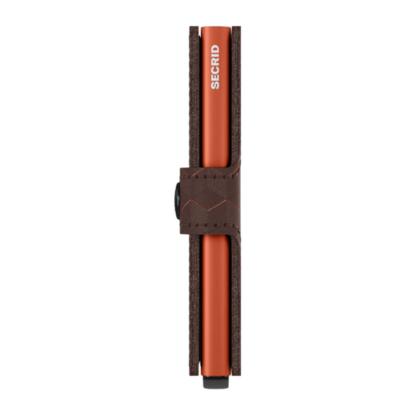 Secrid Mini Wallet - Optical Brown Orange