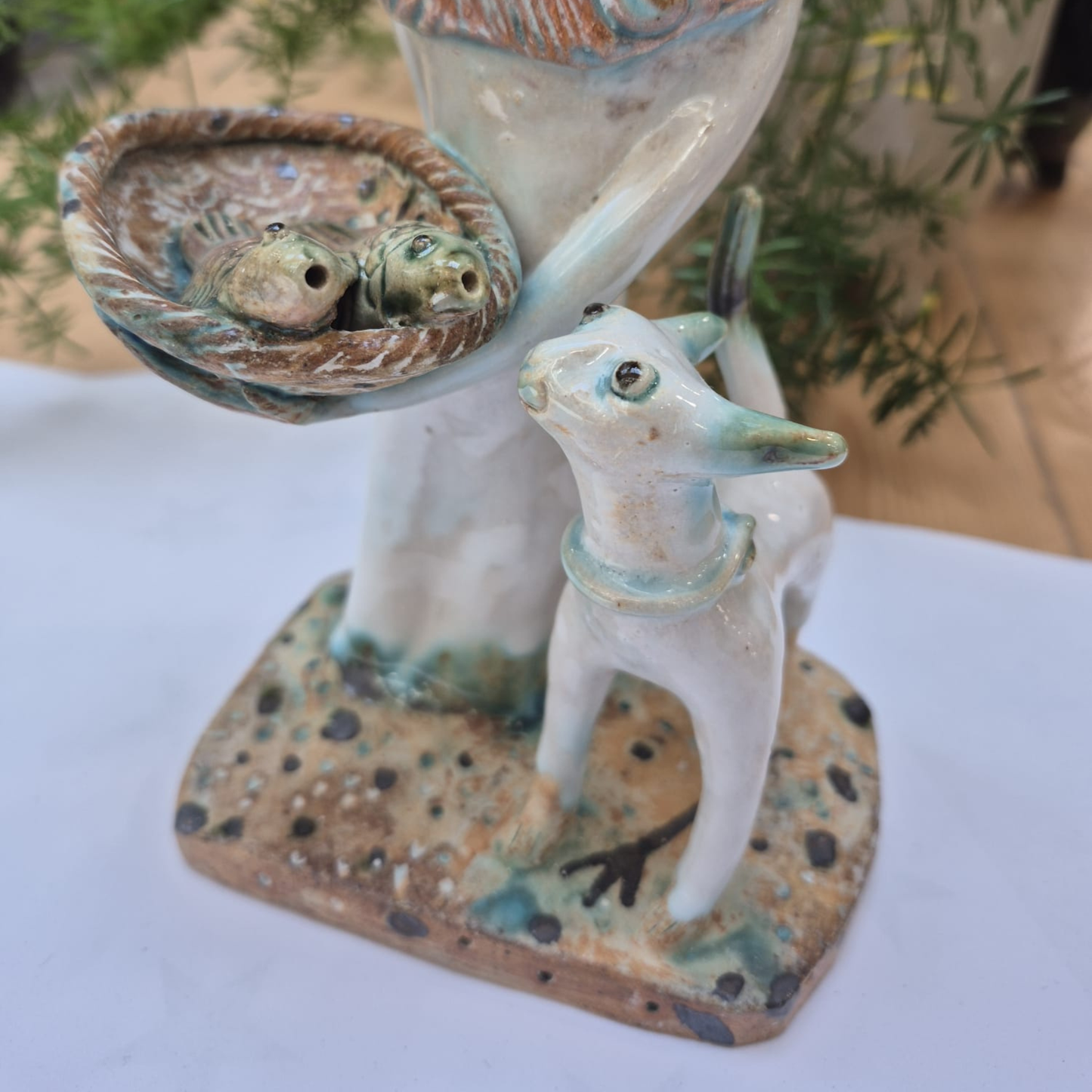 Shelagh Spear Fishwife and Cat SS211