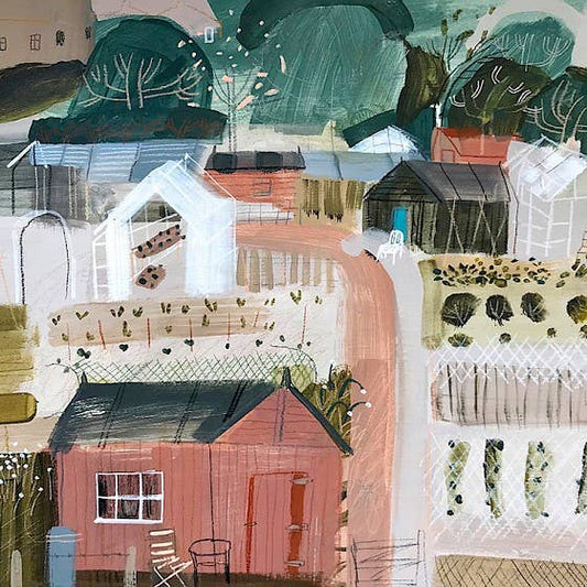 Greetings Card - Blue Door Shed