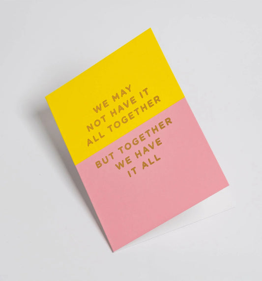 Lagom Mini Greeting Card - Together We Have It All