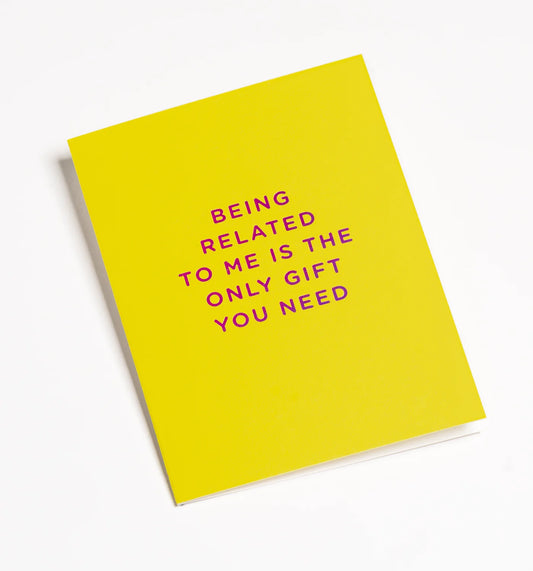 Lagom Mini Greeting Card - The Only Gift You Need