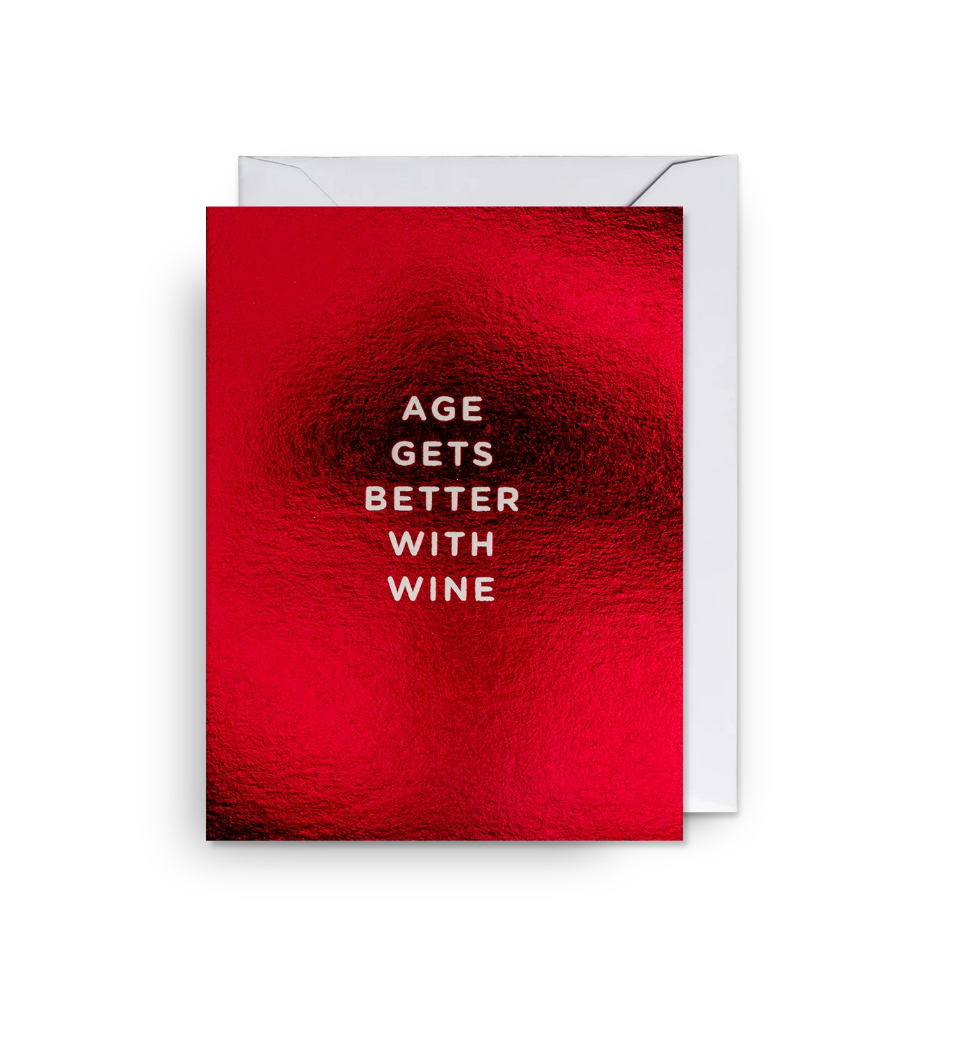Lagom Mini Greeting Card - Better WIth WIne