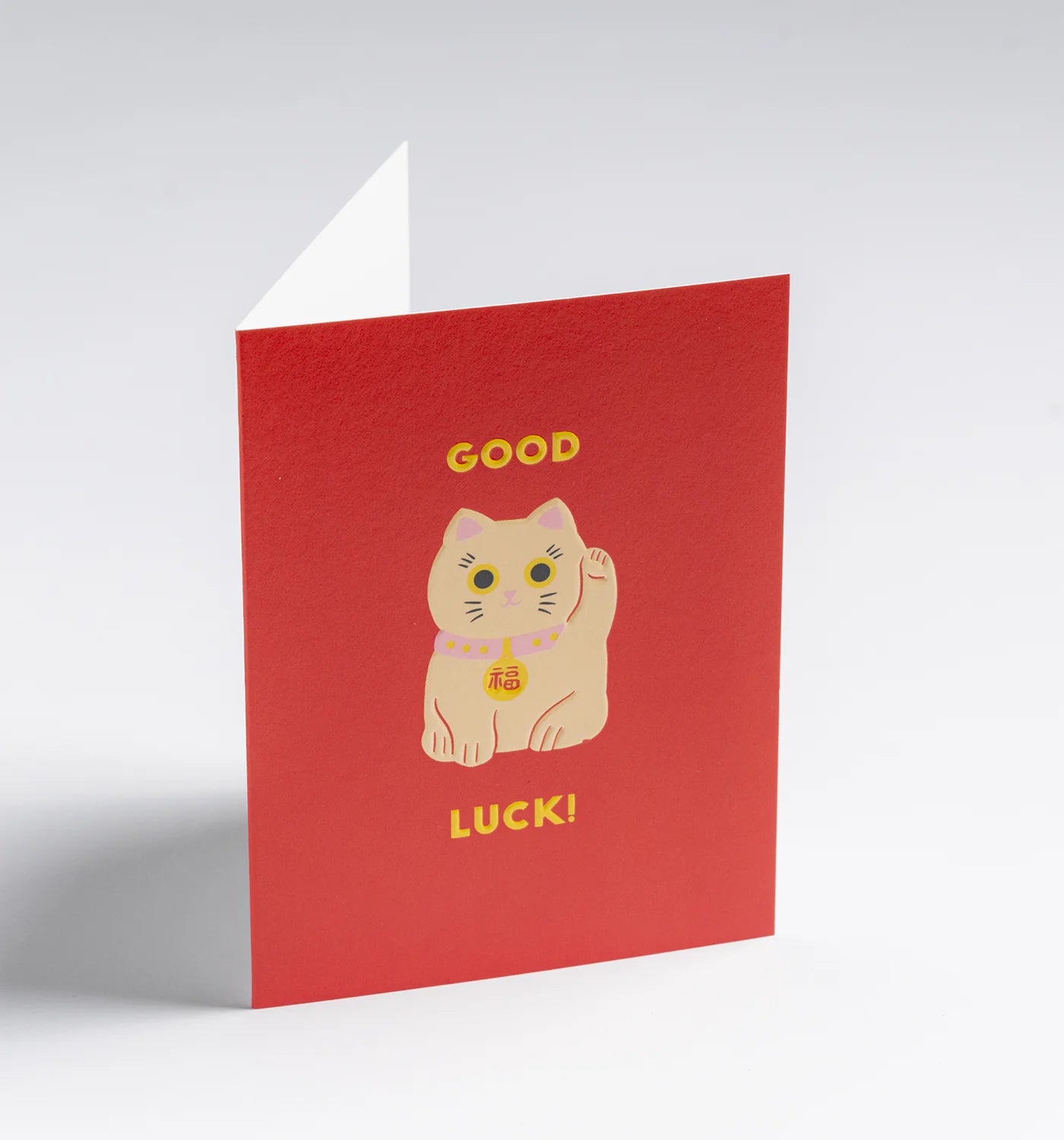 Lagom Mini Greetings Card - Lucky Cat