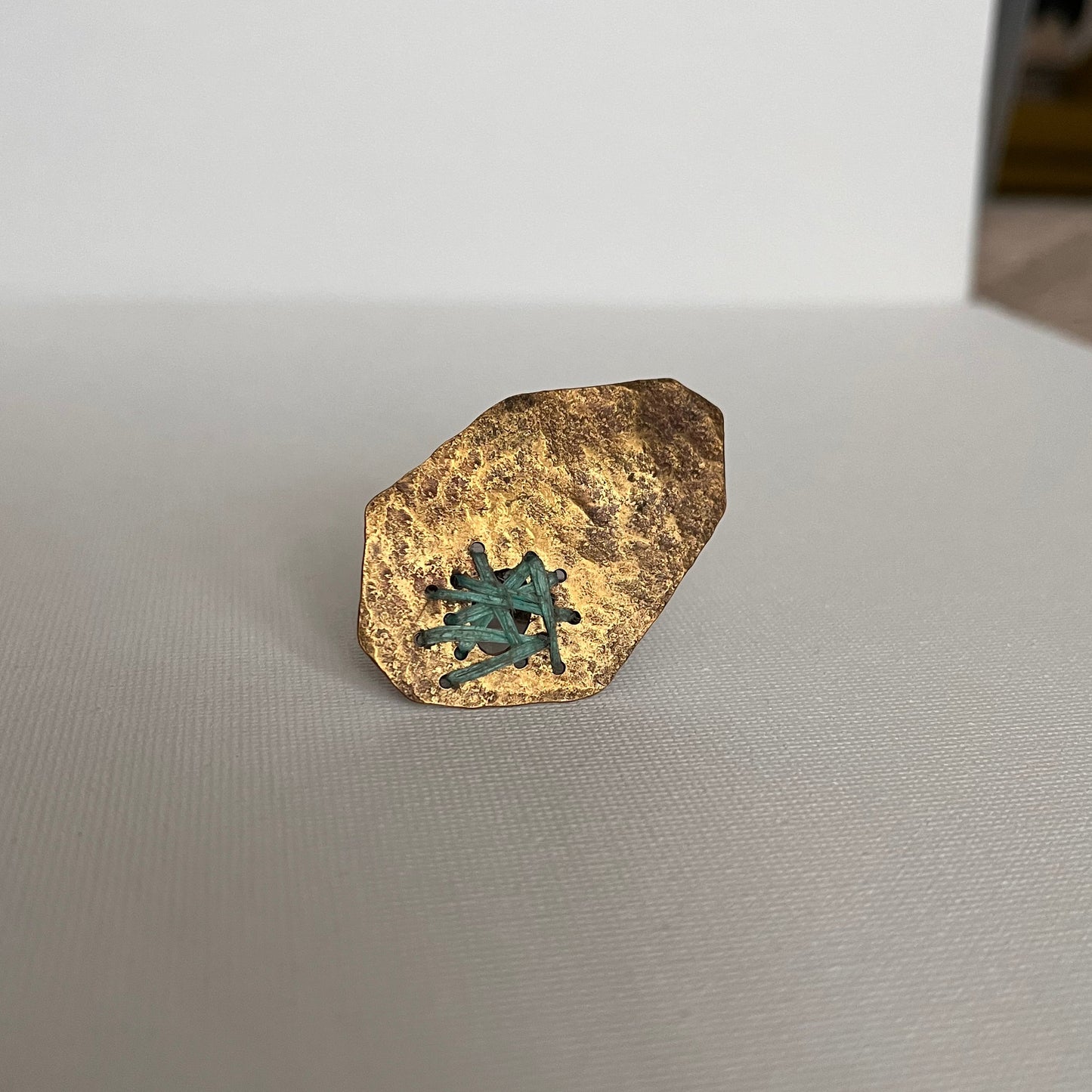 Sarah Drew Brass Ring - Ghost Net