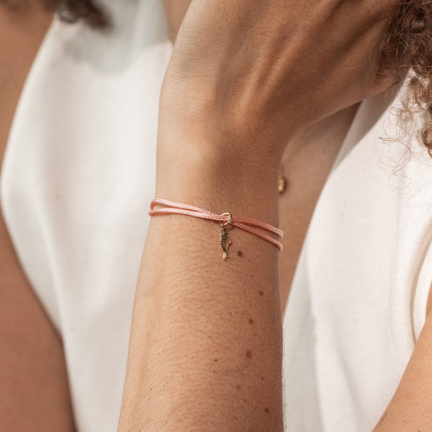Sol and Sea Lucky Fish Bracelet - Pink