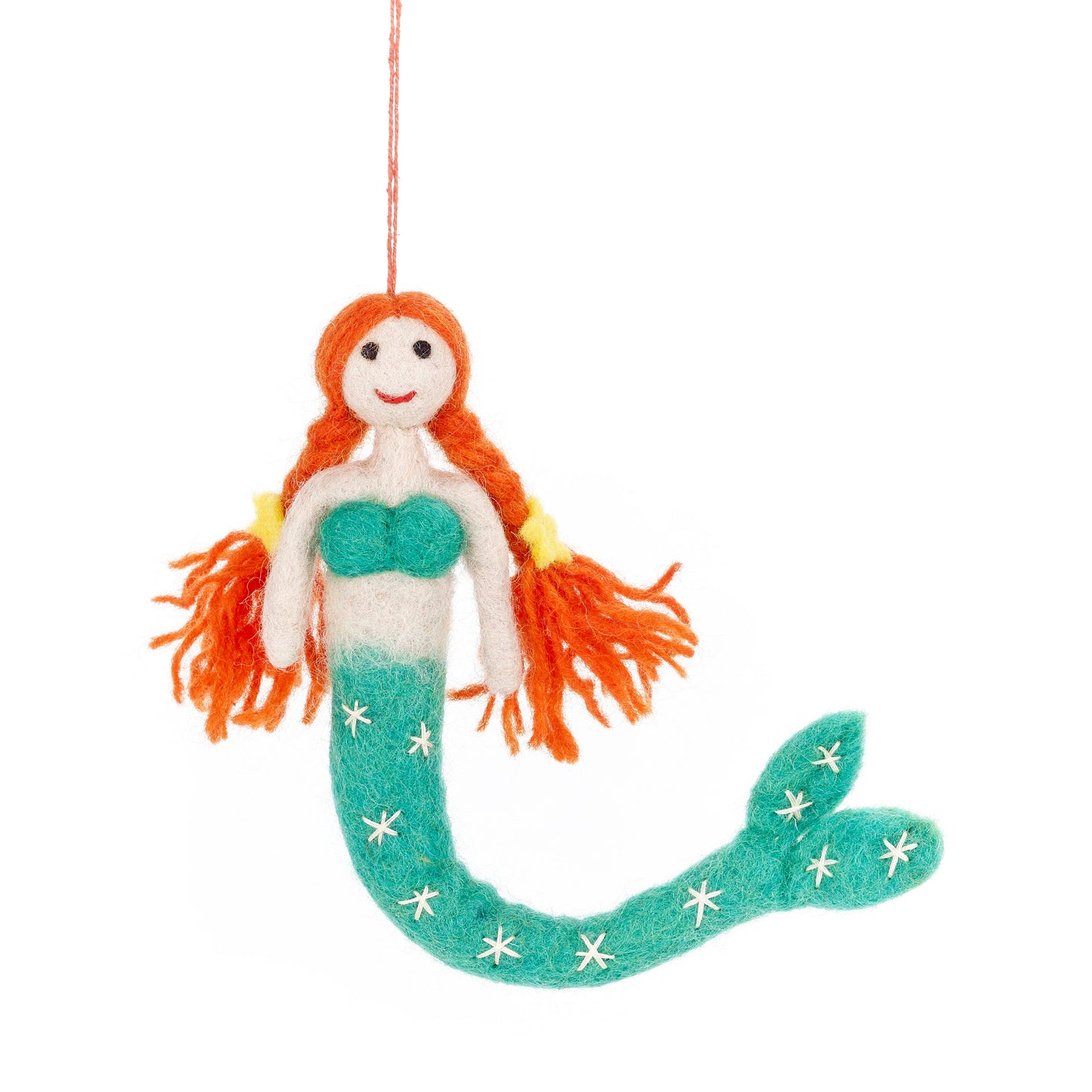 Felt So Good Magical Mermaids Hanging Decorations: River (Blue)