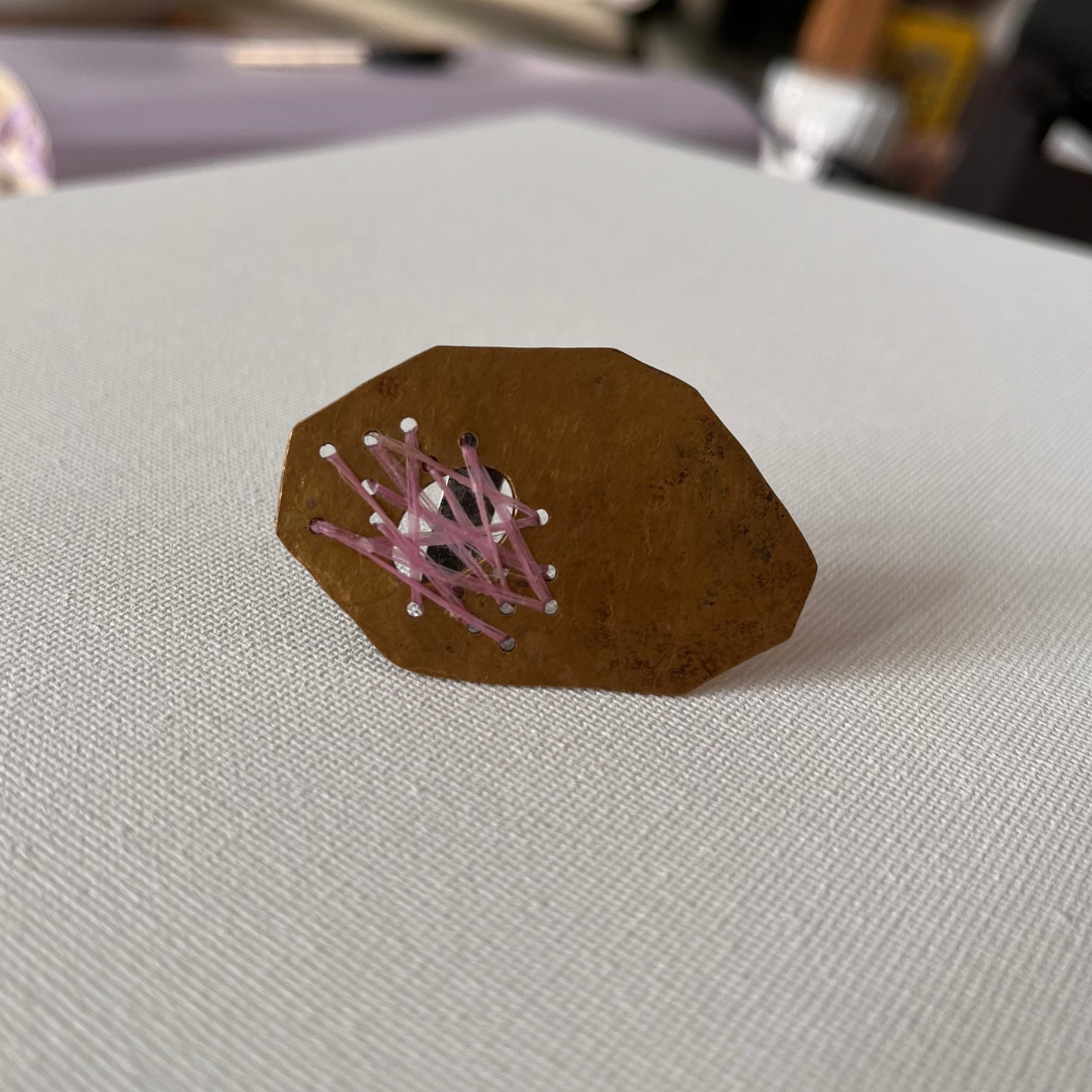 Sarah Drew Brass Ring - Ghost Net