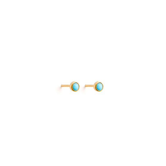 Wanderlust Life - December Turquoise Birthstone Stud Earrings