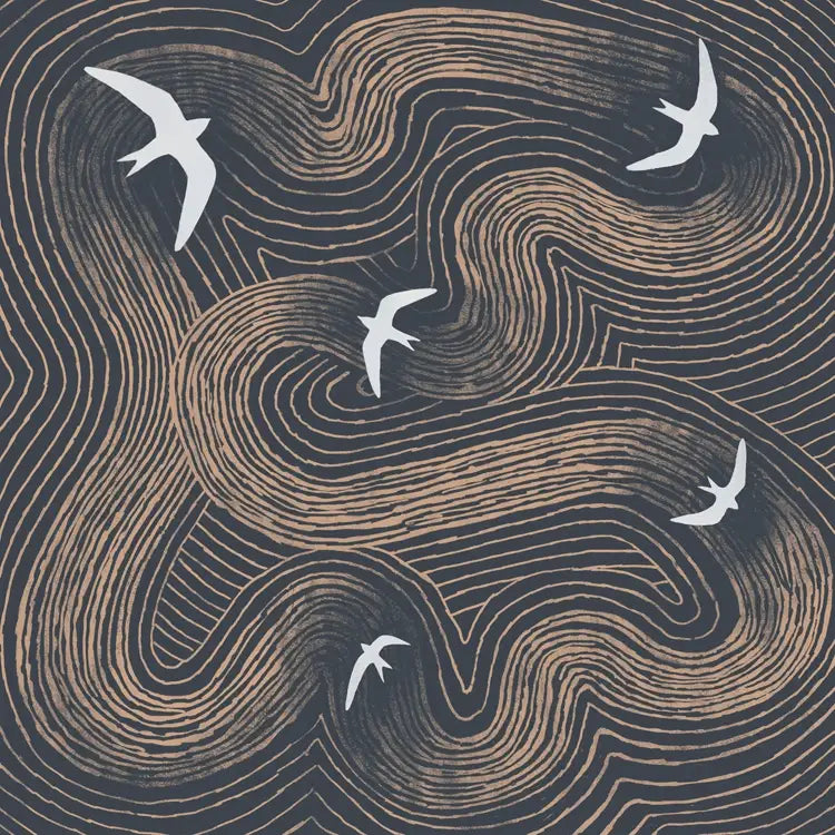 Greetings Card - Swifts