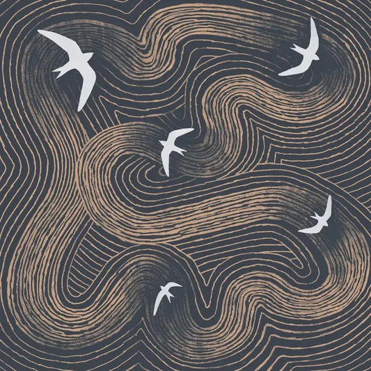 Greetings Card - Swifts