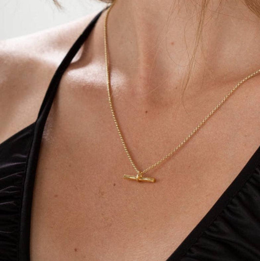 One & Eight Willow Necklace - Gold