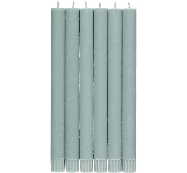 British Colour Standard Dinner Candles - Pack of 6
