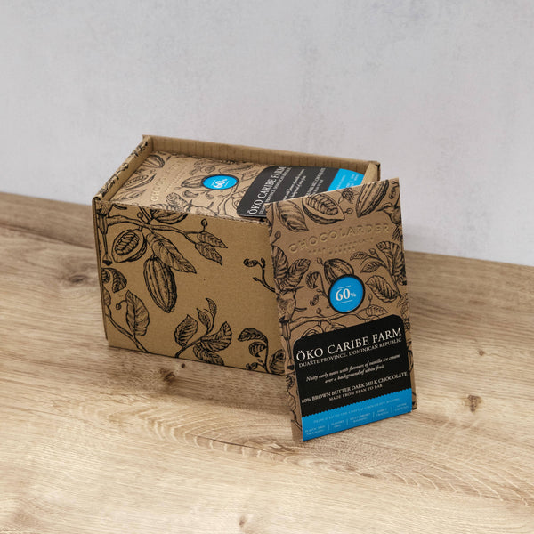 Browned-Butter 60% Öko Caribe Milk Chocolate Bar