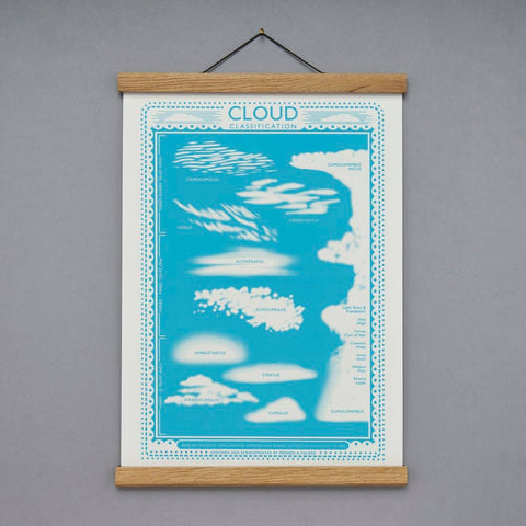 Clouds Classification Screen Print