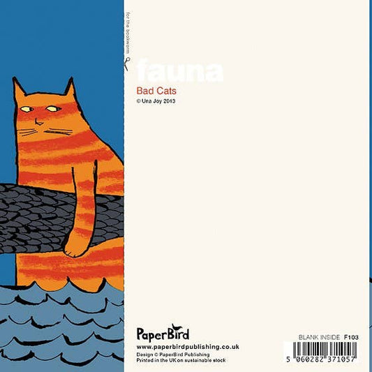 Greetings Card - Bad Cats