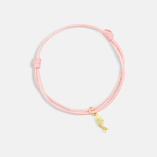 Sol and Sea Lucky Fish Bracelet - Pink