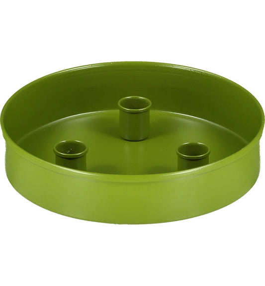 British Colour Standard Small Candle Tray - Olive