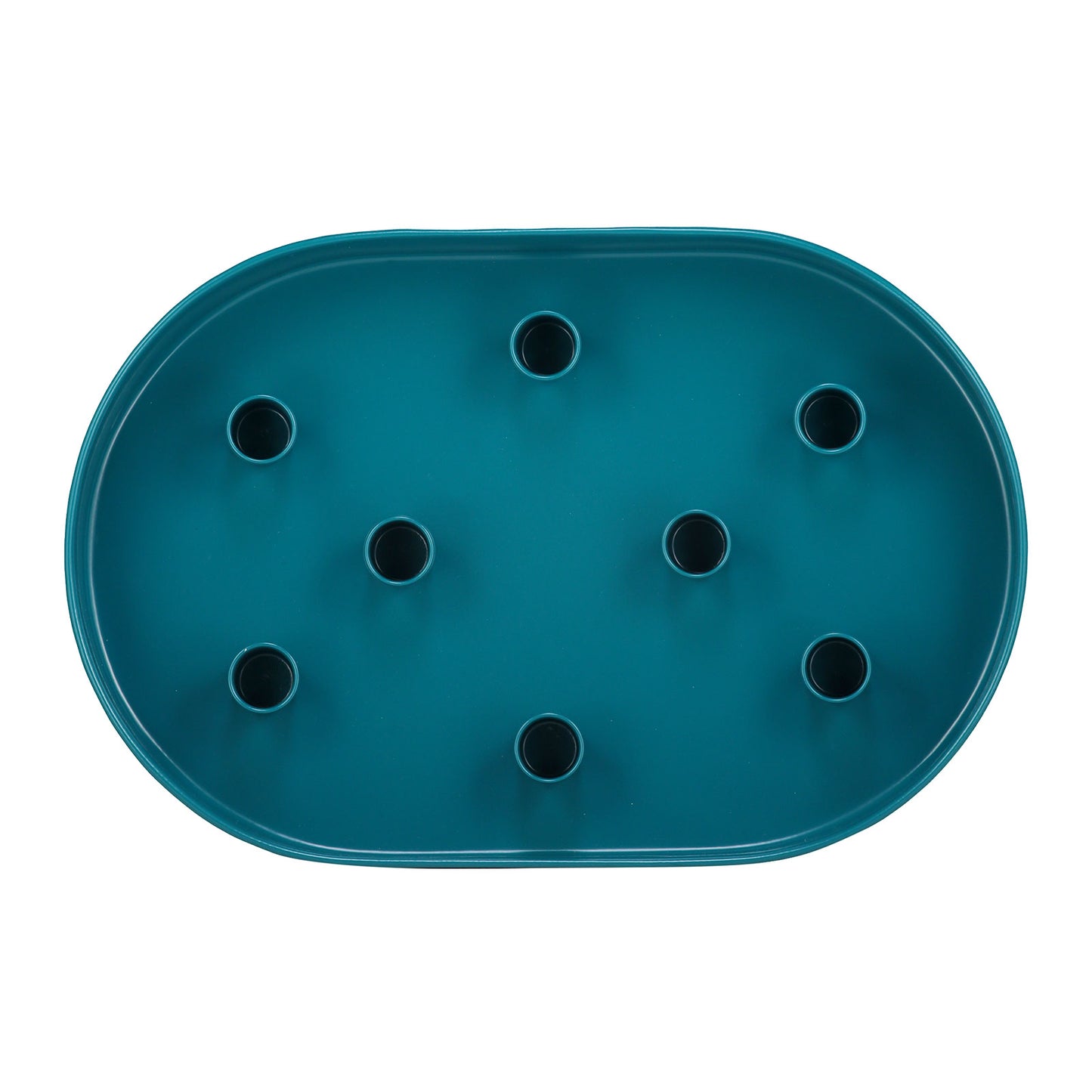 British Colour Standard Large Candle Tray - Petrol Blue