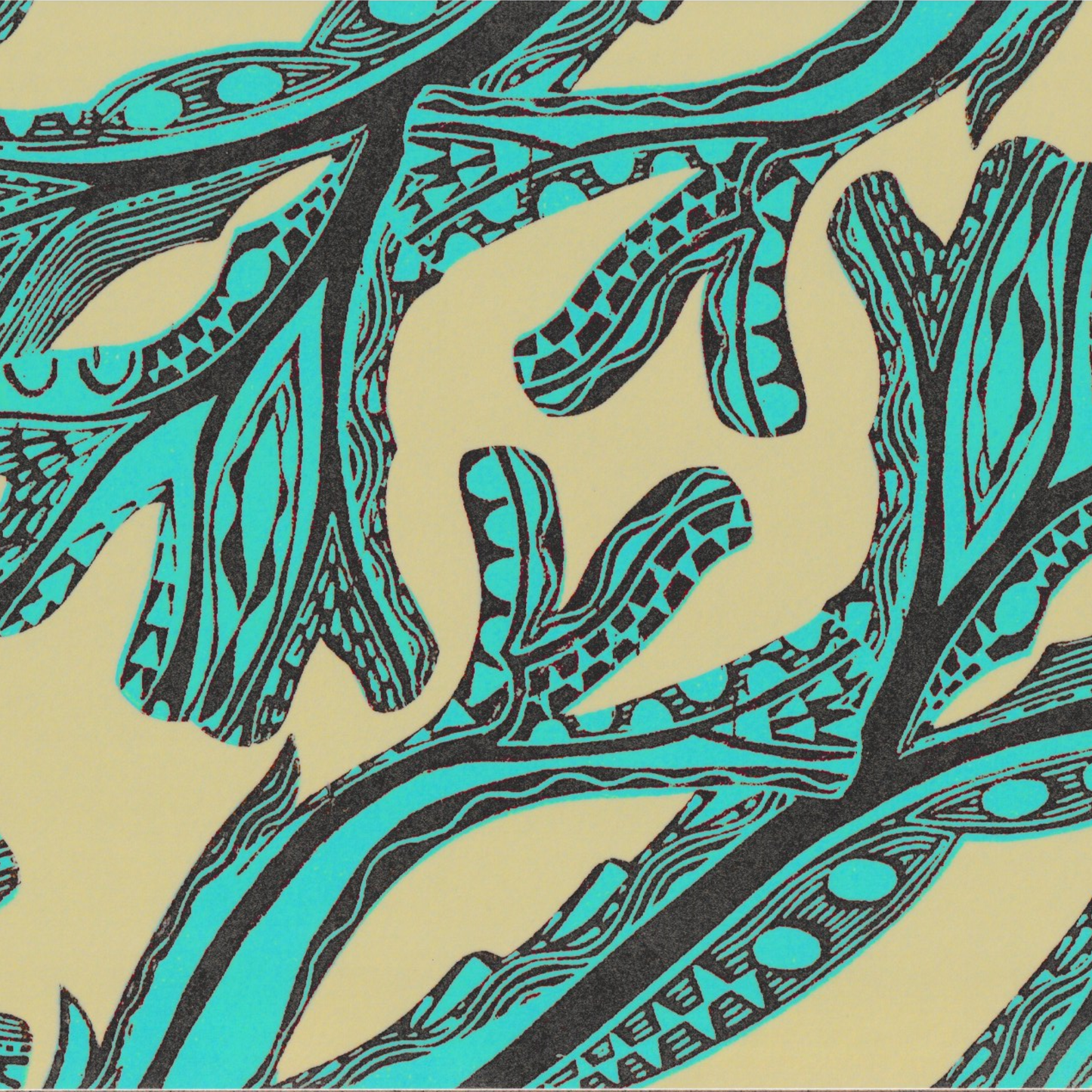 Seaweed Placemat - Blue
