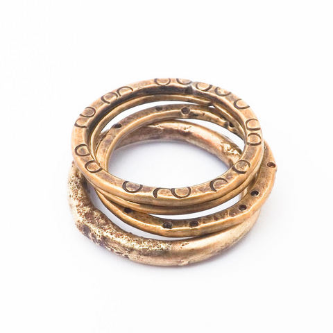 Sarah Drew Brass Stacking Ring