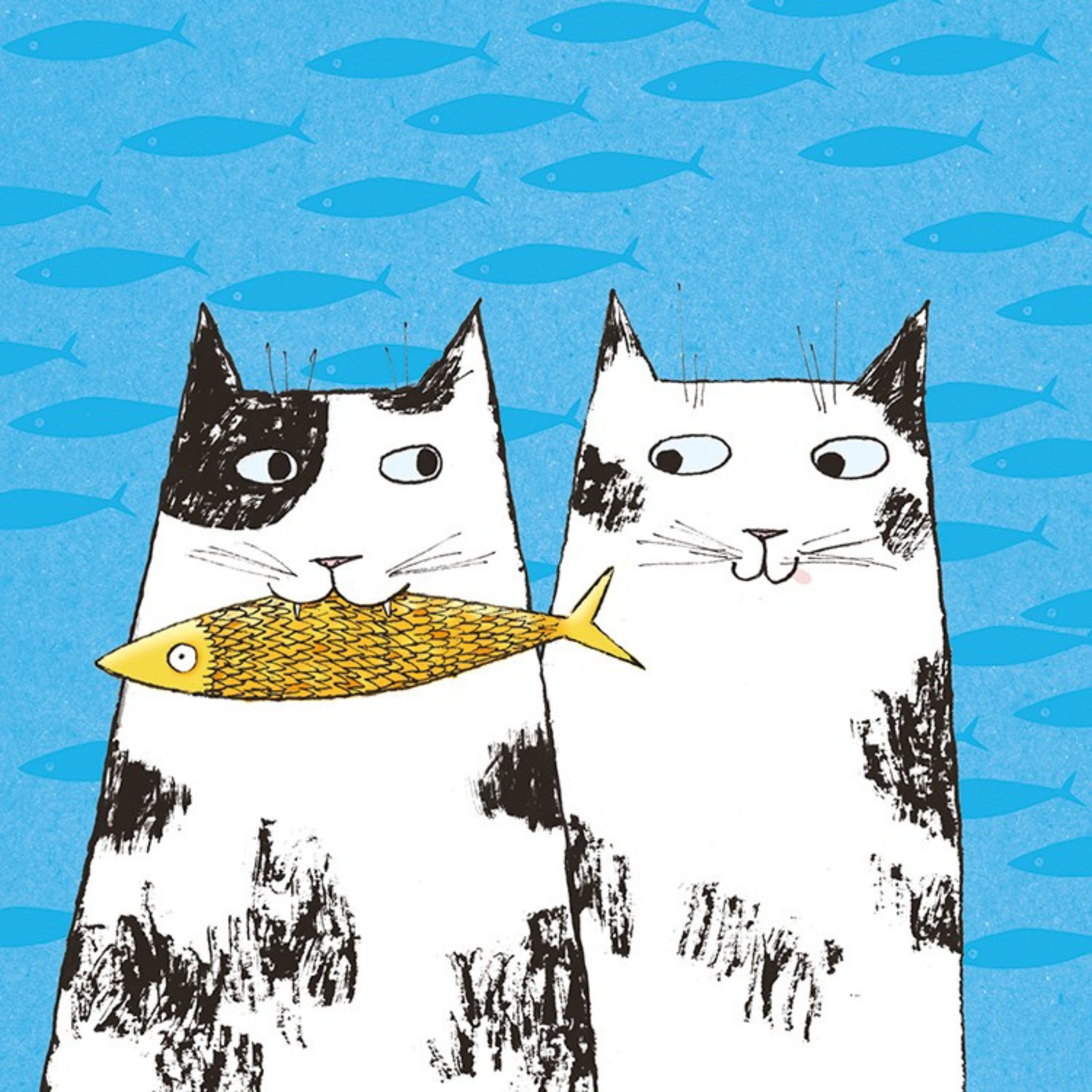 Catch Of The Day Greetings Card