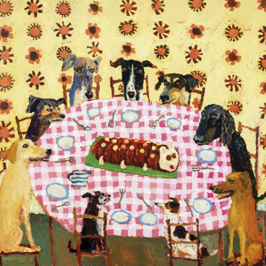 Greetings Card - Caterpillar Cake