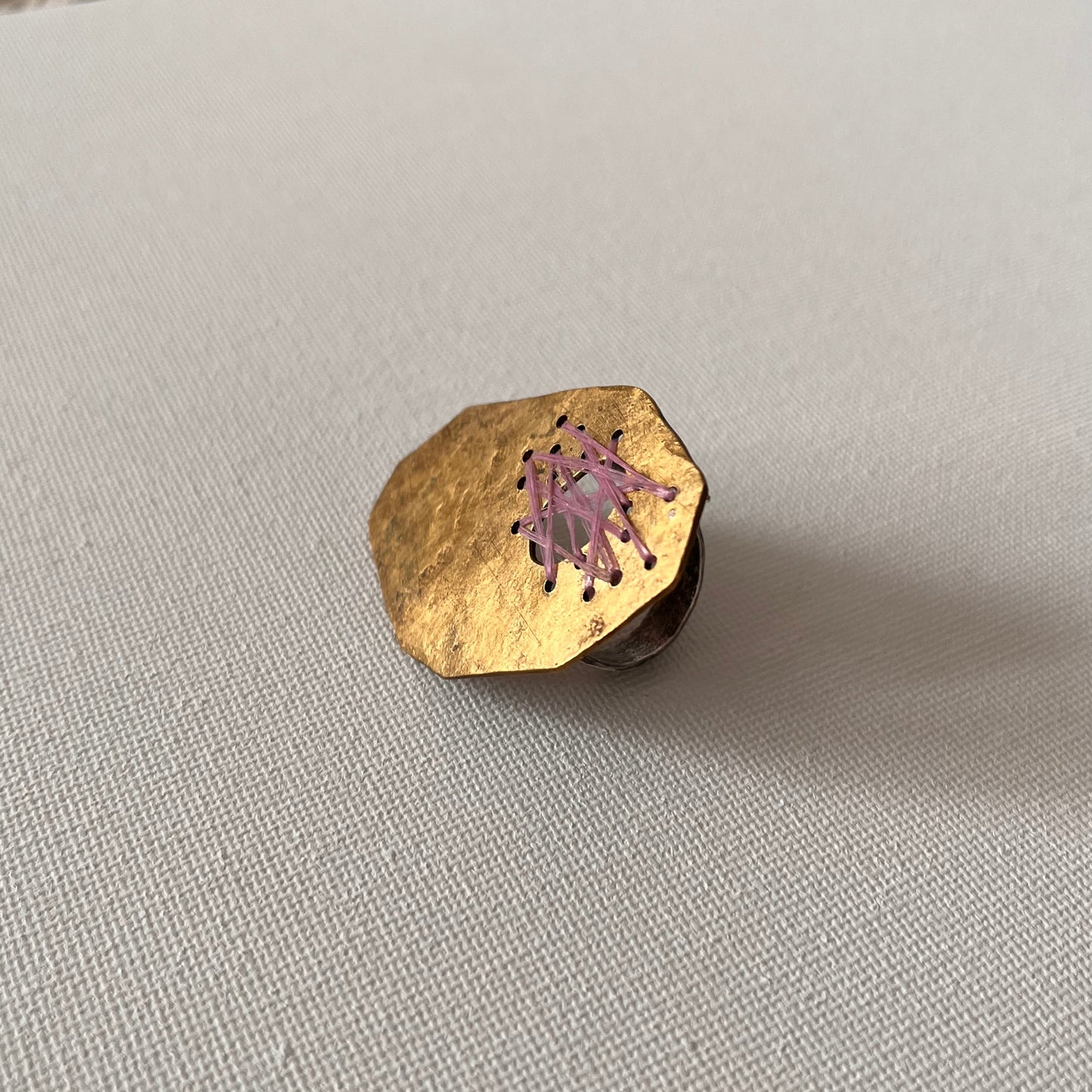 Sarah Drew Brass Ring - Ghost Net