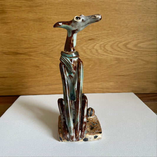 Shelagh Spear Dog and Ball SS230