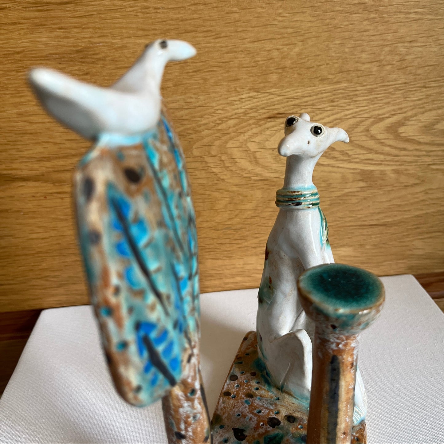 Shelagh Spear Dog, Tree with Bird, Water SS227
