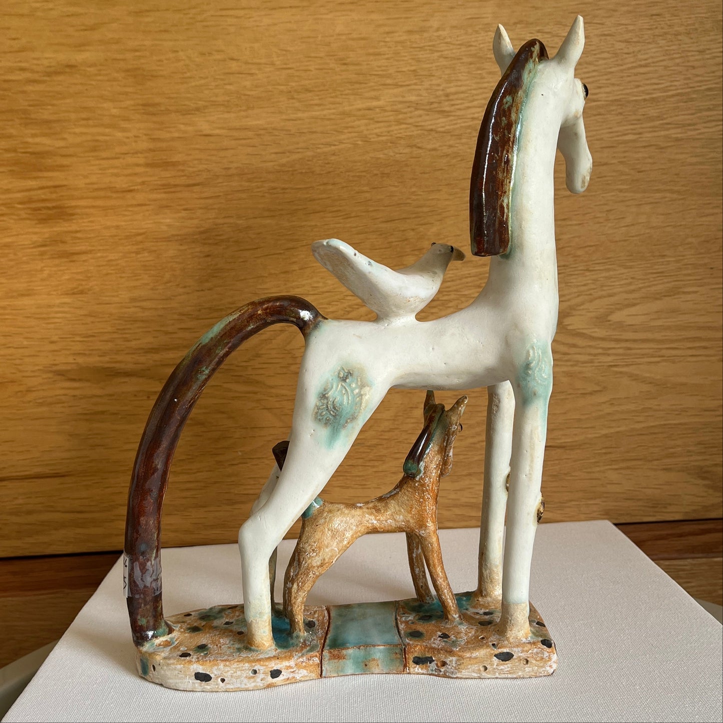 Shelagh Spear Mare, Bird on Back and Foal SS226