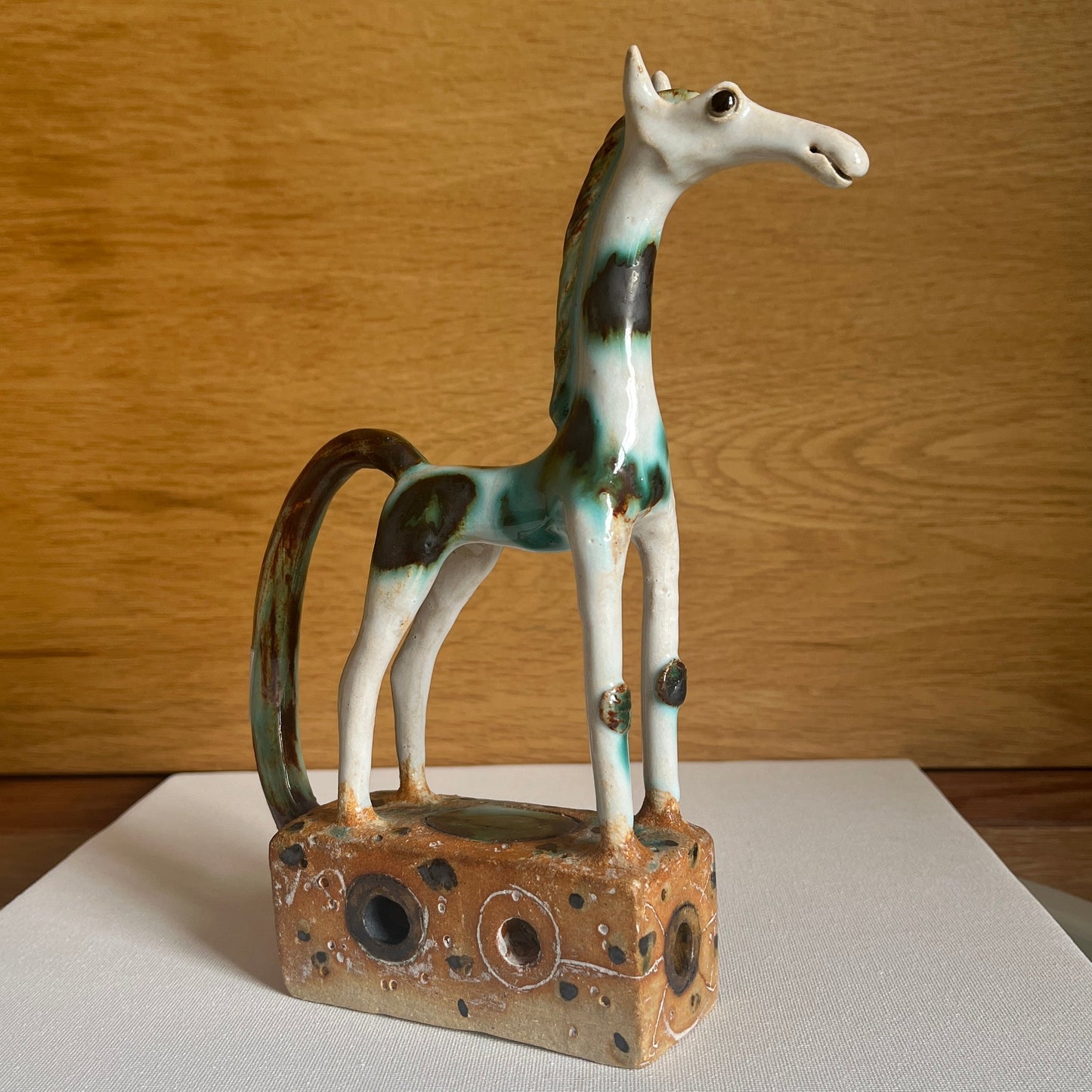 Shelagh Spear Horse on Raised Plinth SS238