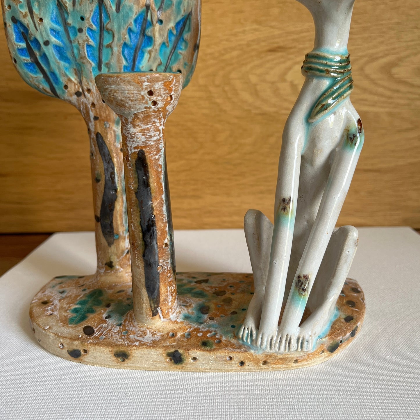 Shelagh Spear Dog, Tree with Bird, Water SS227