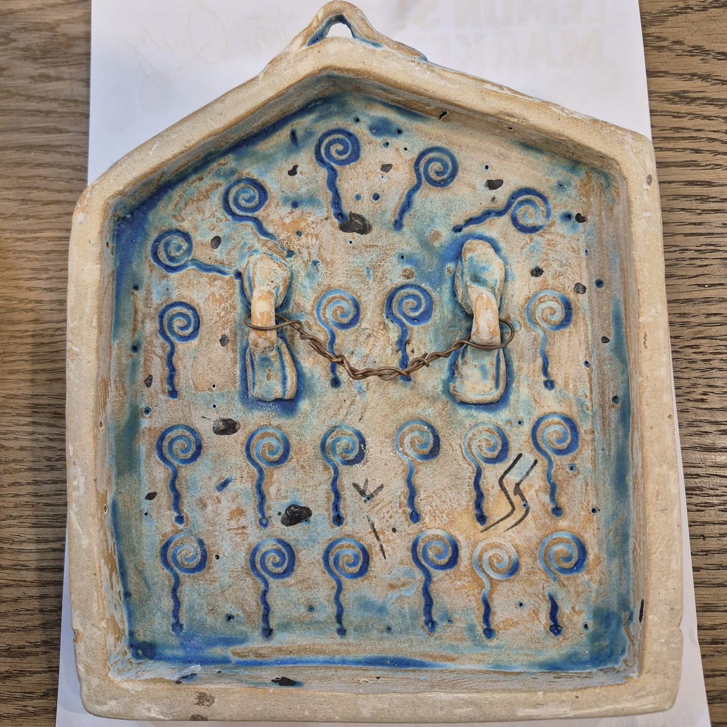 Shelagh Spear Mermaid of Zennor Tile SS200