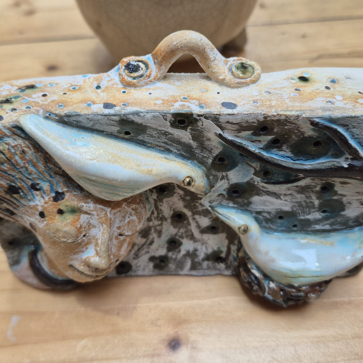 Shelagh Spear Head with Birds Plaque SS201