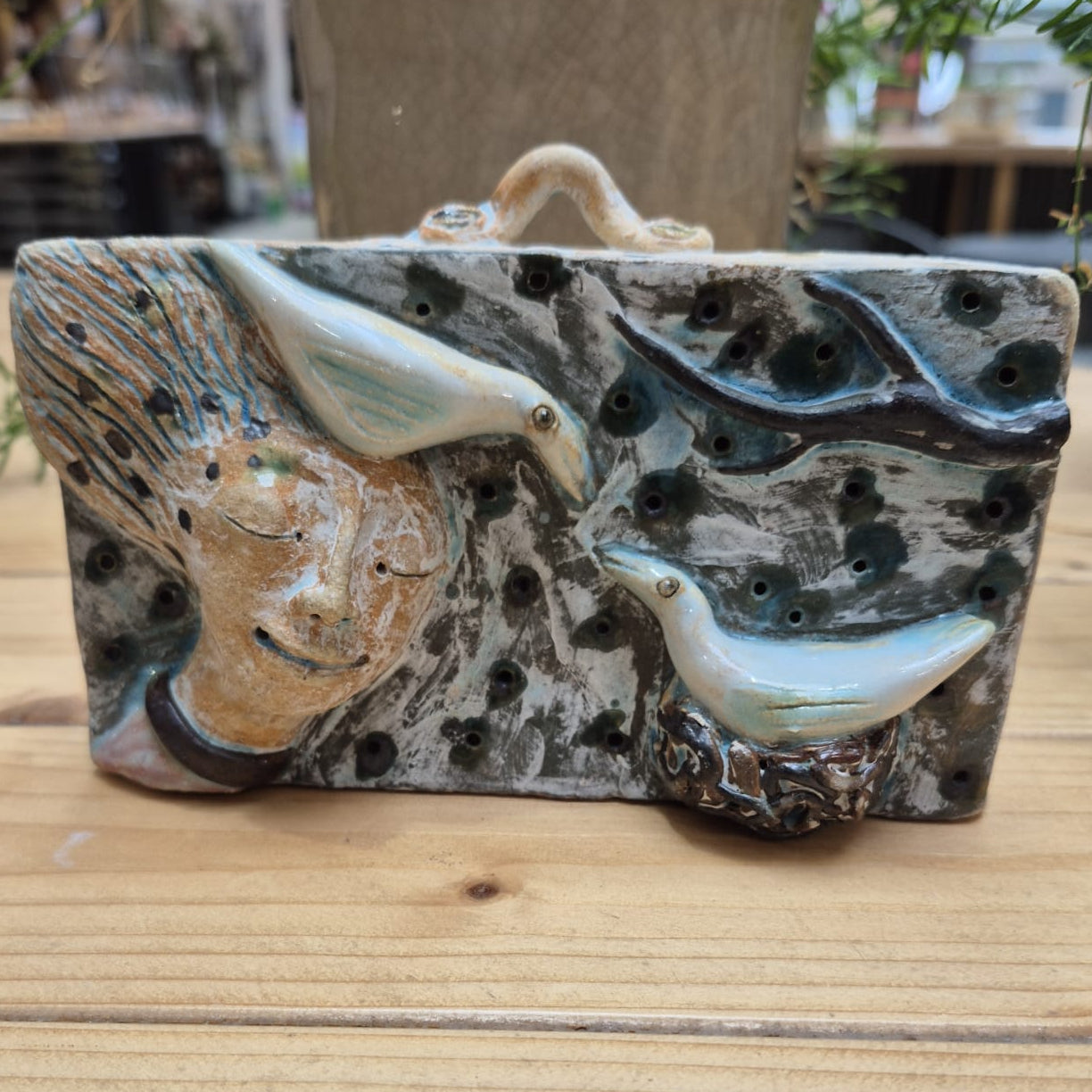 Shelagh Spear Head with Birds Plaque SS201