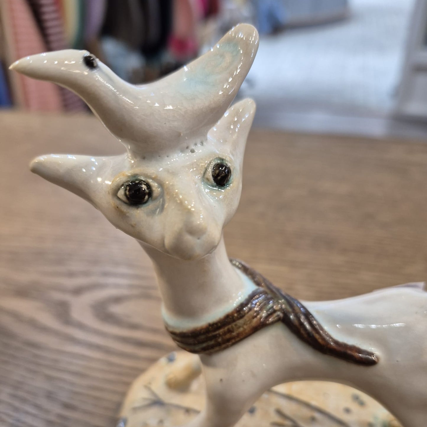 Shelagh Spear Cat, Bird on Head SS209