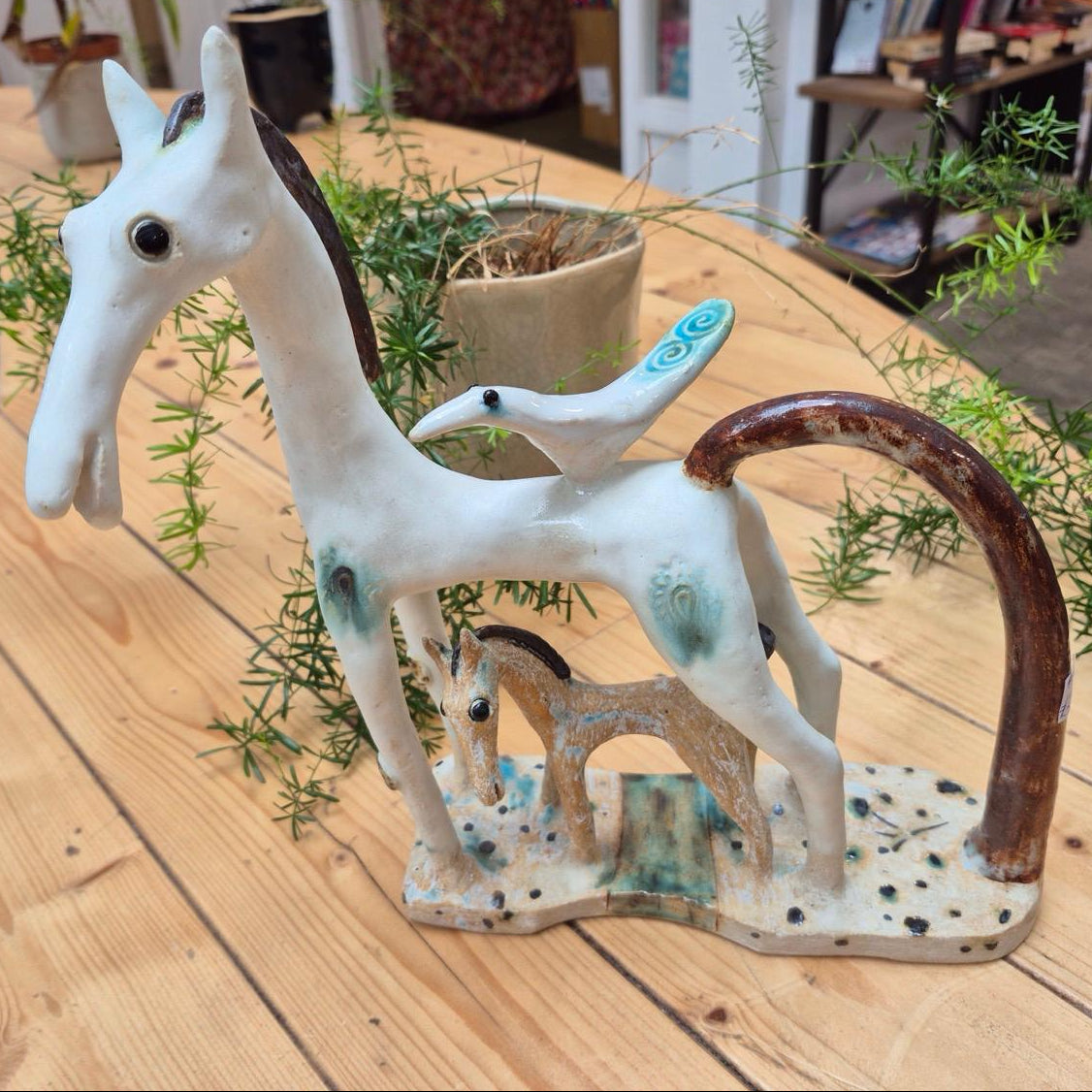 Shelagh Spear Horse, Bird & Foal SS196