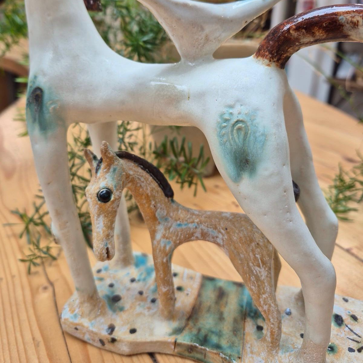 Shelagh Spear Horse, Bird & Foal SS196