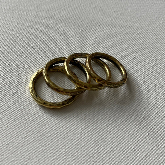 Brass Stacker Ring