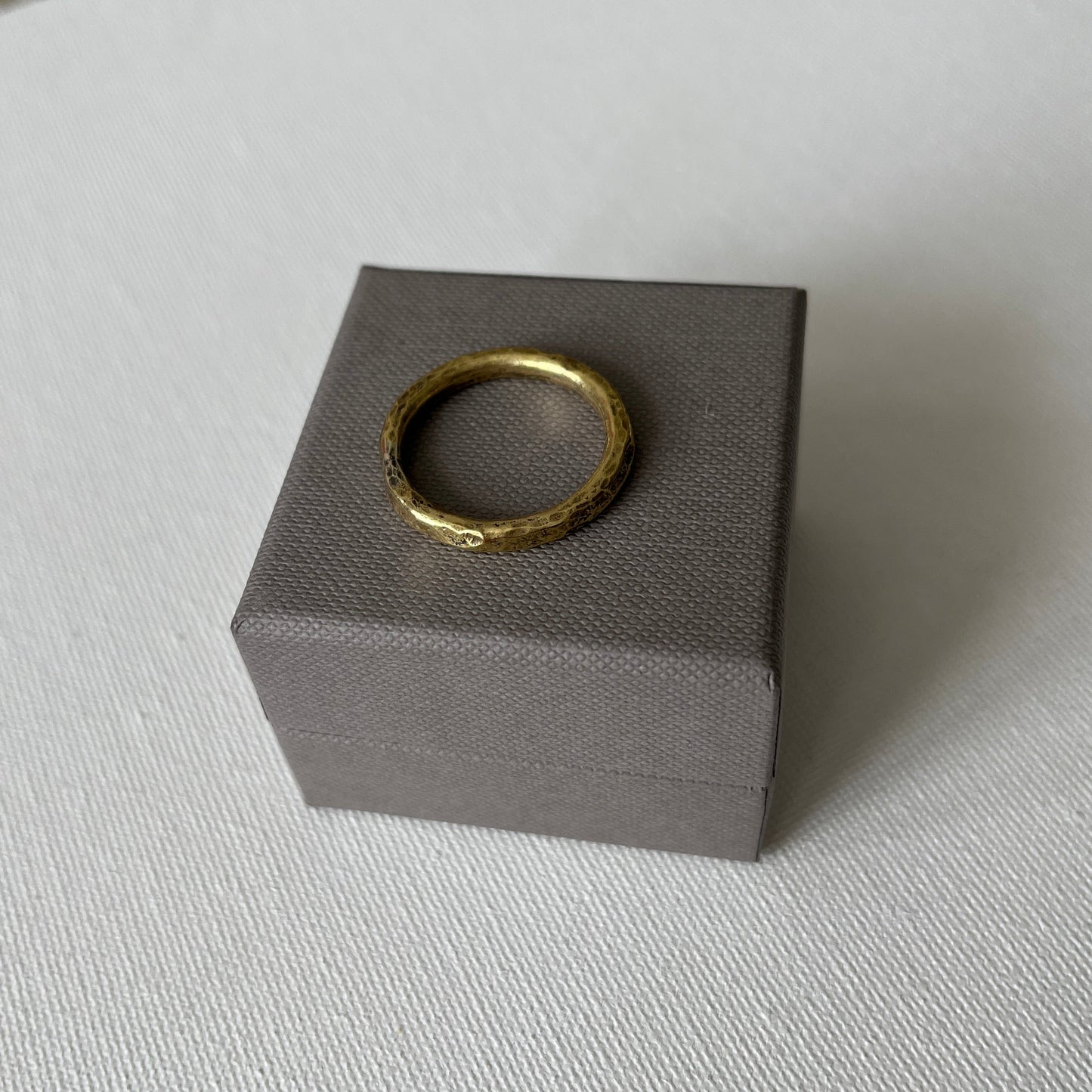 Brass Stacker Ring