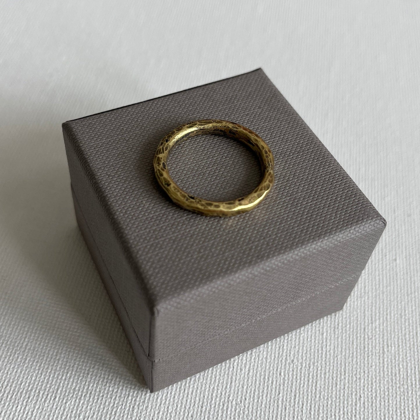 Brass Stacker Ring
