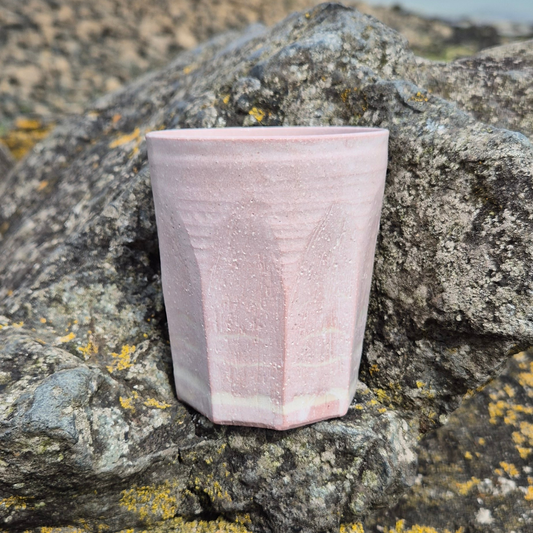 Tamsin John Stoneware Beaker - Pink