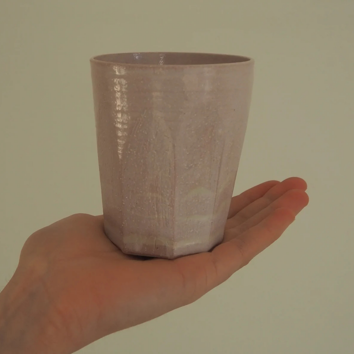 Tamsin John Stoneware Beaker - Pink