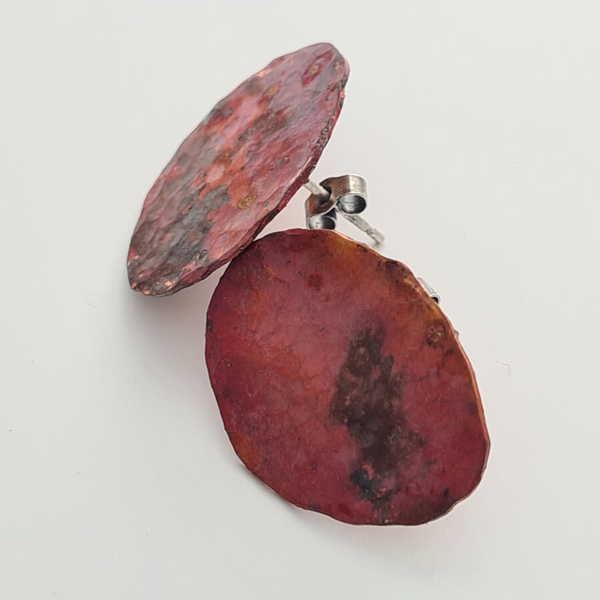 Sarah Drew Copper Pebble Earrings