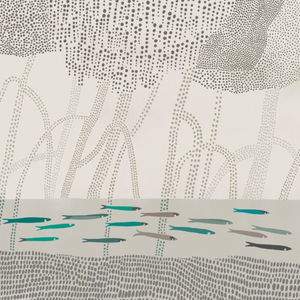 Trees By The River Greetings Card